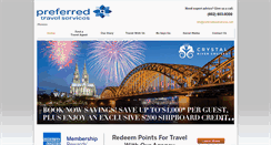 Desktop Screenshot of preferredtravelservices.com